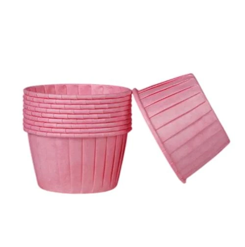 Cupcake/Muffin /Suffle Kek Kapsülü Pembe 50 Li ürün görseli 1