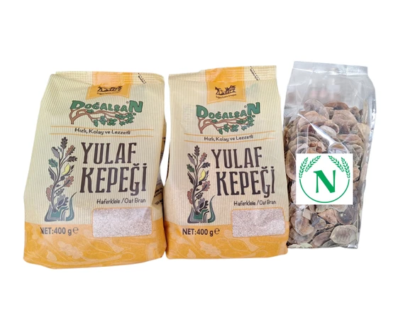 Doğalsan yulaf kepeği 400 gr 2 adet + Açlık otu 50 gr ikili avantajlı Dukan diyet seti ürün görseli 1