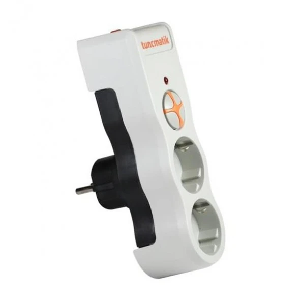 Tunçmatik TSK19021 Powersurge2 Enerji Koruma Prizi 2li 1050 Joule Beyaz ürün görseli 1