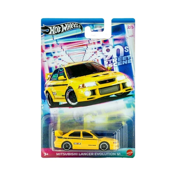 Hot Wheels 90's Street Scene Mitsubishi Lancer Evolution VI GDG44 JCB58 ürün görseli 1