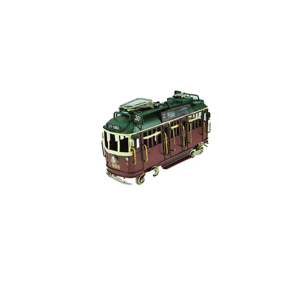 Dekoratif Metal Tramway Klasik 20 Cm - Resim 3