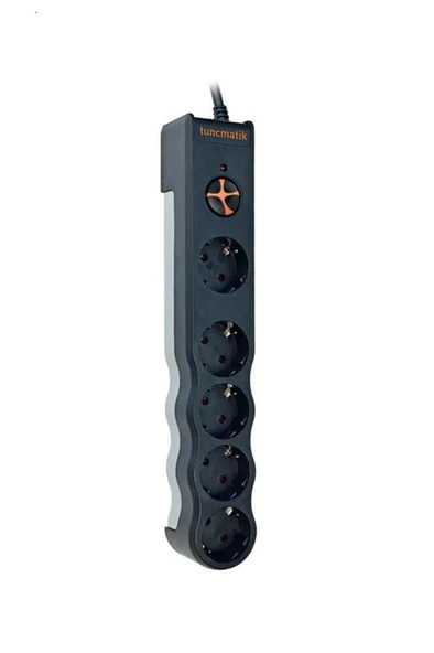 Tunçmatik TSK6136 Powersurge 5'lı Siyah 1050 Joule ürün görseli 1