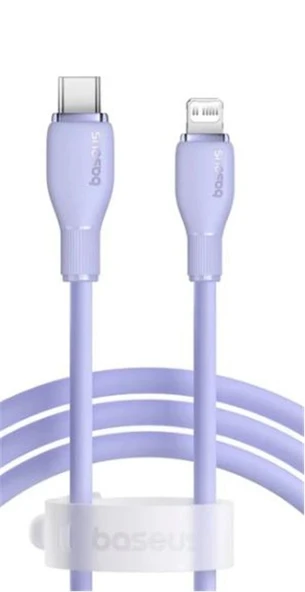 Baseus Pudding USB-A Light 2.4A Kablo 1.2m Mor (P10355700511-00) ürün görseli 1