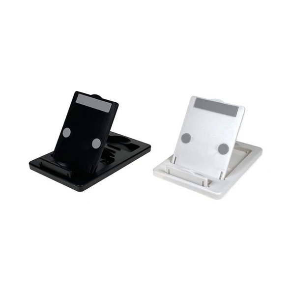 Avec ZF-806 24lü Karton Stanlı Ayarlanabilir Telefon Standı (Siyah-Beyaz) ürün görseli 1