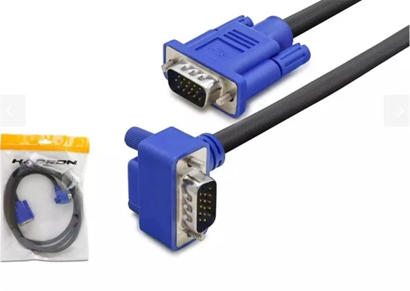 Hadron Hn4485 1,5mt Vga Kablo L Tipi ürün görseli 1