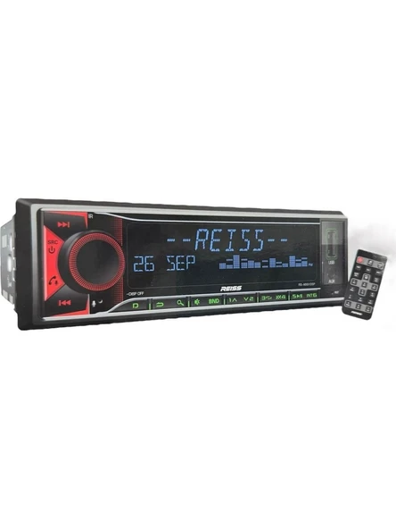 Reiss Rs-mx81dsp 3amfi Çıkışlı Profesyonel Dsp İşlemcili Oto Teyp Rgb Işıklı Bluetooth-usb ürün görseli 1