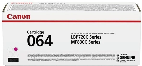 Canon CRG-064 M Magenta Kırmızı 5.000 Sayfa Toner MF832 ürün görseli 1