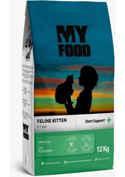My Food Tavuk Etli Açık Yavru Kedi Maması 1 Kg ürün görseli 1