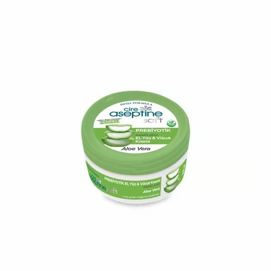 CİRE ASEPTİNE SOFT PREBİYOTİK ALOEVERA EL, YÜZ VE VÜCUT KREMİ 300 ML ürün görseli 1