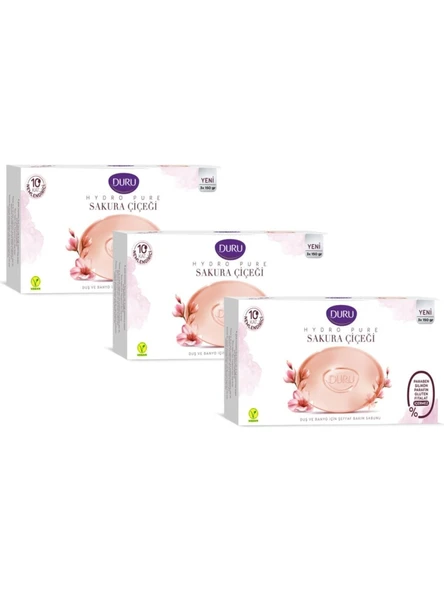 Duru Hydro Pure Sabun 450gr Sakura Çiçeği 3lü Avantaj Paket ürün görseli 1