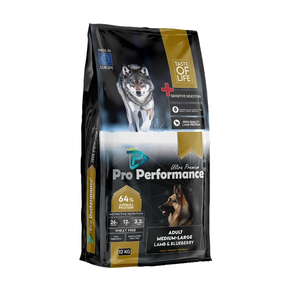 Pro Performance Medium Kuzulu Köpek Maması 12 Kg ürün görseli 1