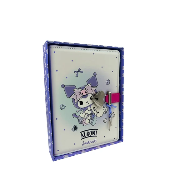 VJ DEFTER KUROMİ HUSH HUSH KİLİTLİ DEFTER KUTULU 80 GR 160 YP ÇİZGİLİ ürün görseli 1