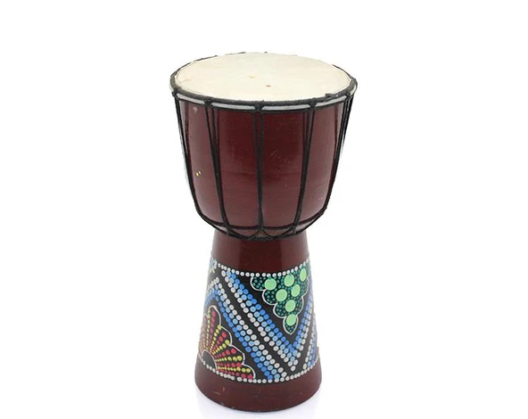 Batikli Ahşap Darbuka 25 Cm ürün görseli 1