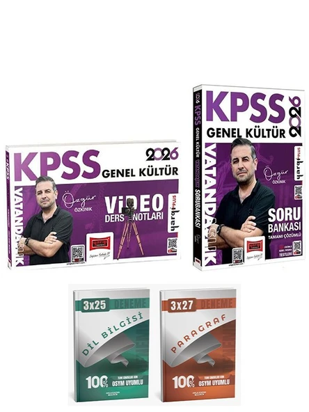 Yargı 2026 KPSS Vatandaşlık Video Ders Notları + Soru Bankası 2 li Set  Anla Kazan Deneme ürün görseli 1