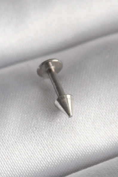 Mey İthalat® 316L Çelik Gümüş Renk Çivi Model Piercing ürün görseli 1