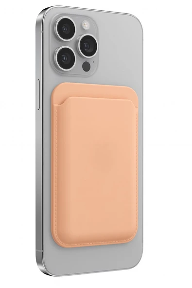 iPhone 13 Pocka Magsafe Cüzdan Peachy Beige ürün görseli 1