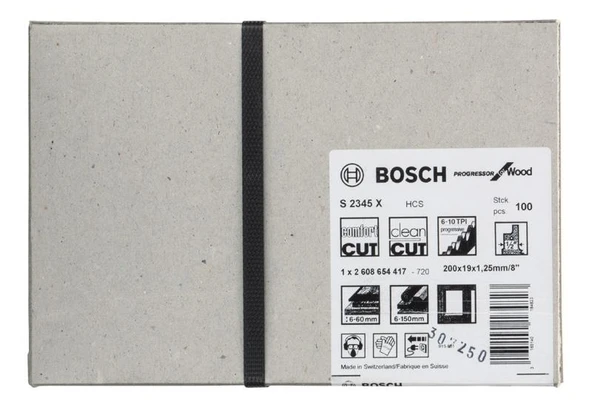 Panter Bıçağı - S 2345 X Progressor For Wood 100lü ürün görseli 1