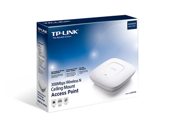 Omada Tp-Link EAP110 Tavan Tipi 300 Mbps Kablosuz Access Point ürün görseli 1