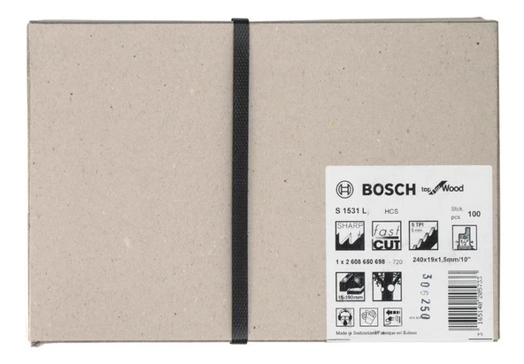 Panter Bıçağı - S 1531 L Top For Wood 100lü ürün görseli 1