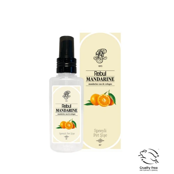Rebul 125ml Mandalina  Spreyli Kolonya Pet ürün görseli 1