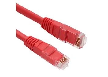Vcom NP611B-R-2.0 Cat6 2.0MT Kırmızı Utp Patch Kablo - Resim 3