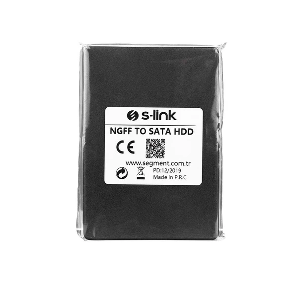 S-link NGFF TO SATA Harici 2.5" Siyah Hdd Kutusu ürün görseli 1