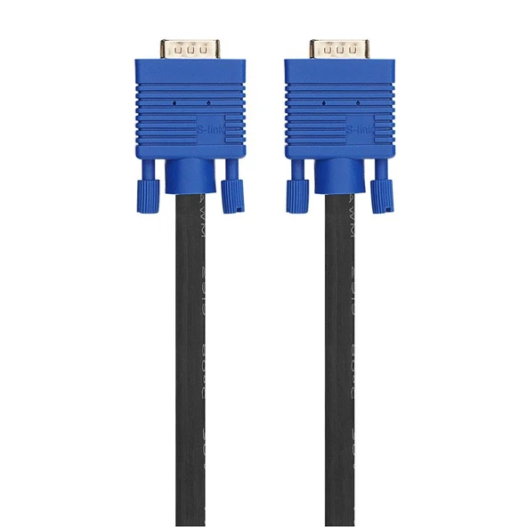 S-link SLX-177 VGA M-M 10m Monitör Kablosu ürün görseli 1