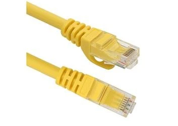 Vcom NP611B-Y-2.0 Cat6 2.0MT Sarı Utp Patch Kablo - Resim 3