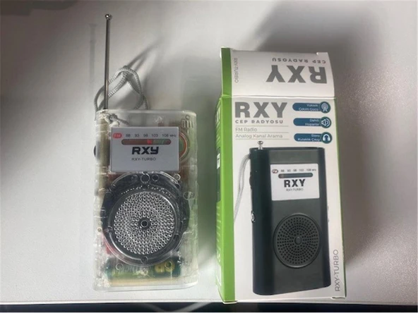 Rxy Fm Ceb Radyosu (Dahili Hoparlör-Stero Kulaklık Çıkışı-Yüksek Çekim Gücü) ürün görseli 1