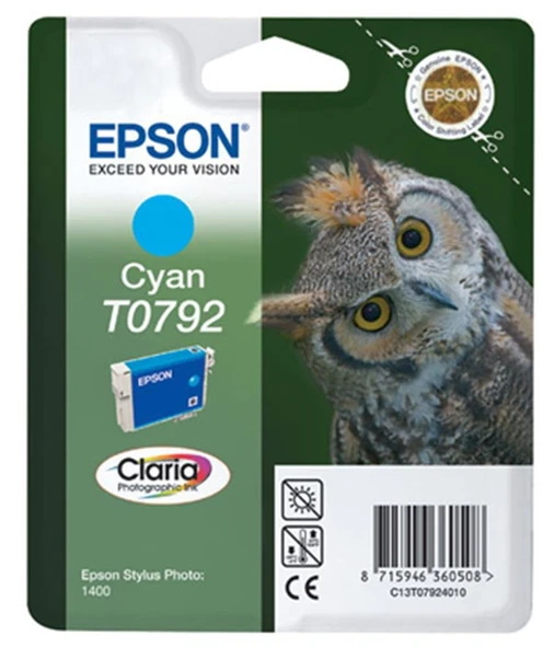 Epson 1400-P50 Cyan Mavi Mürekkep Kartuş T07924020 ürün görseli 1