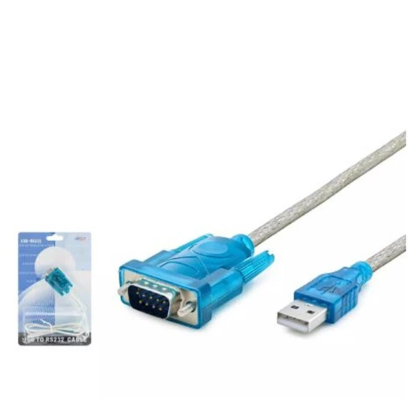 HADRON HDX7512 USB TO RS232 KABLO 84CM SILVER ürün görseli 1