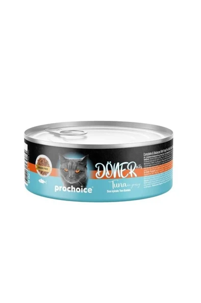 ProChoice Döner Bites Sos İçinde Ton Balıklı Yetişkin Kedi Konservesi 70 Gr ürün görseli 1