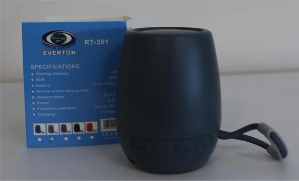 Everton RT-351 Bluetooth-USB-SD-AUX-TF Ses Bombası - Resim 2
