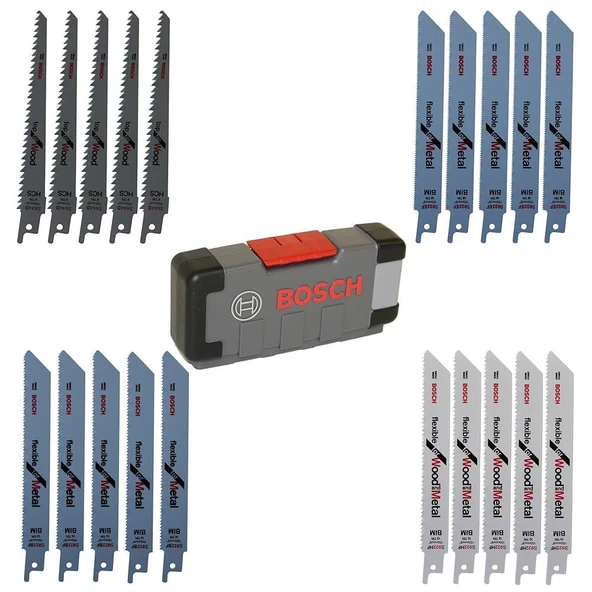 Bosch Wood and Metal Panter Testere Kutulu 20li ürün görseli 1