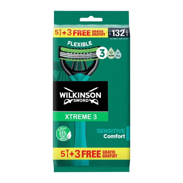Wilkinson Sword Sensitive Comfort Erkek Tıraş Bıçağı - 8’li ürün görseli 1