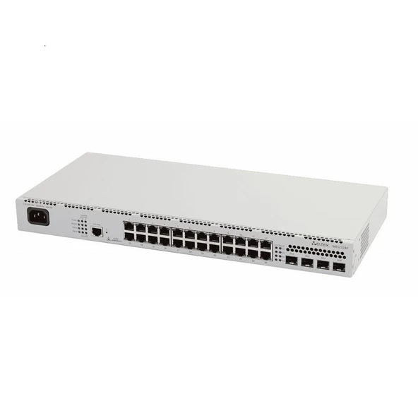Eltex MES2324P 24 Port GigE PoE 380W  + 4x10G SFP+ L2+ Ethernet Access Switch ürün görseli 1