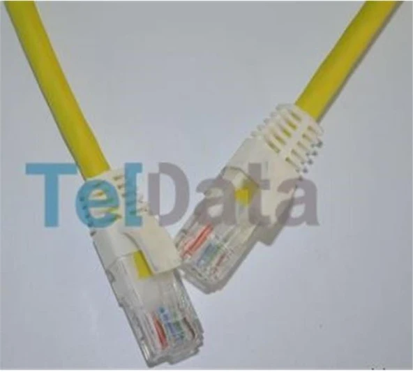 Teldata TLD-500YS Cat6 5MT Sarı Utp Patch Kablo ürün görseli 1