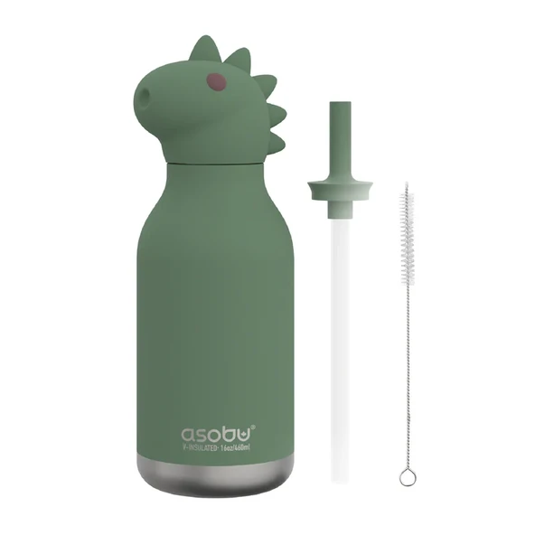 Asobu Bestie Bottle - Dinosaur - Resim 2