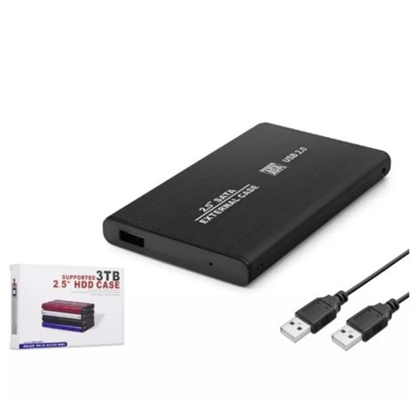 HADRON HDX1758 2.5" HDD KUTUSU USB2.0 METAL SATA SİYAH ürün görseli 1