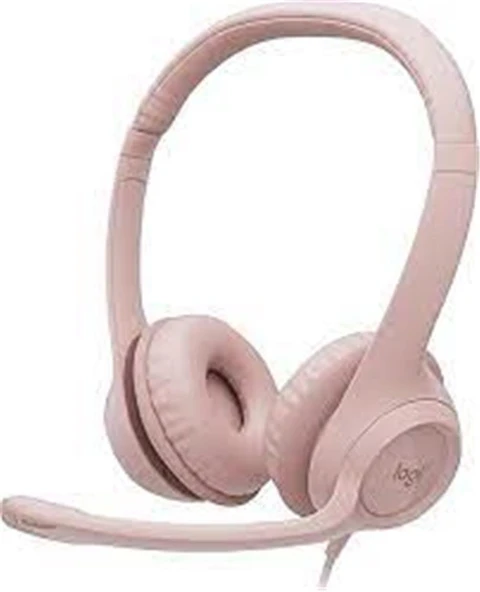 Logitech 981-001281 H390 Pudra Pembe Usb Mikrofonlu Kulaklık ürün görseli 1