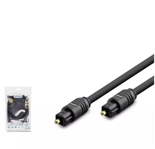 HADRON HDX7805 FIBER OPTICAL KABLO PVC 1.5M SİYAH ürün görseli 1