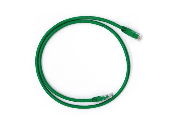 Vcom NP611B-N-2.0 Cat6 2.0MT Yeşil Utp Patch Kablo - Resim 2