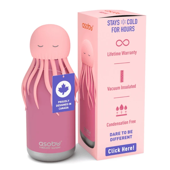 Asobu Bestie Bottle - JellyFish - Resim 9