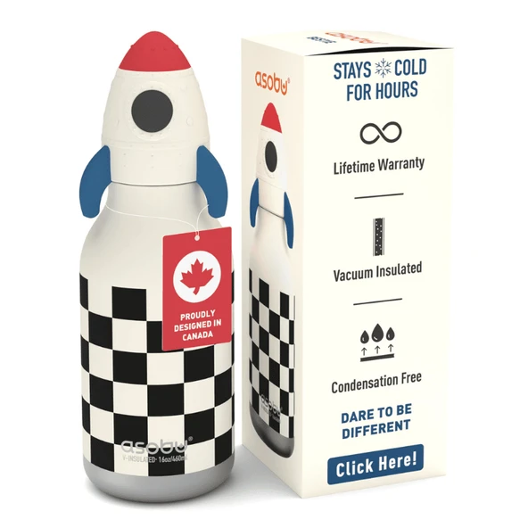 Asobu Bestie Bottle - Rocketship - Resim 8