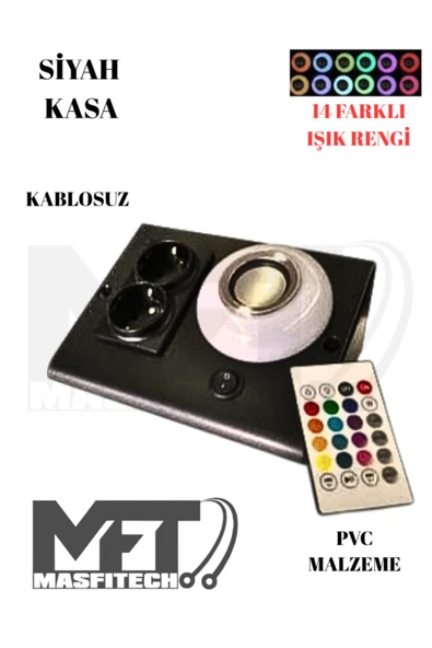 Masfitech Dolap Ve Tezgah Altı Bluetooth Müzik Çalar Prizmatik Venüs Uzatma (UZATMA KABLOSU DÂHİL DEĞİLDİR) ürün görseli 1
