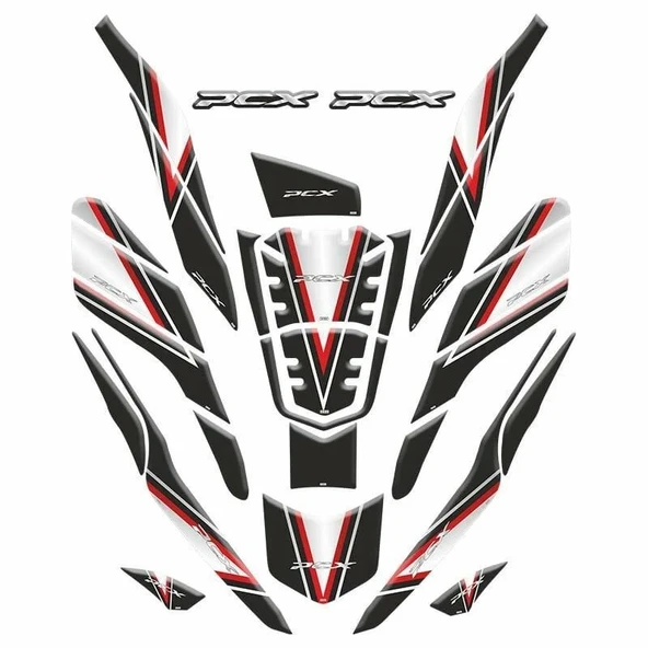 HONDA PCX 2021 - 2024 UYUMLU TANK PAD SET ürün görseli 1