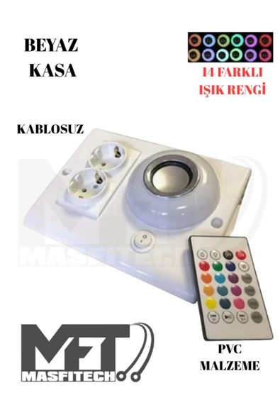 Masfitech Dolap Ve Tezgah Altı Bluetooth Müzik Çalar Prizmatik Venüs (UZATMA KABLOSU DÂHİL DEĞİLDİR) ürün görseli 1