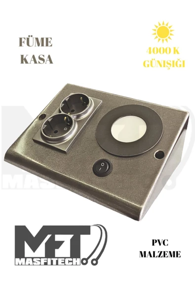 Masfitech Dolap & Tezgah Altı Prizli Aydınlatma 3 Watt (GÜN IŞIĞI 4000K) 1306-140 ürün görseli 1