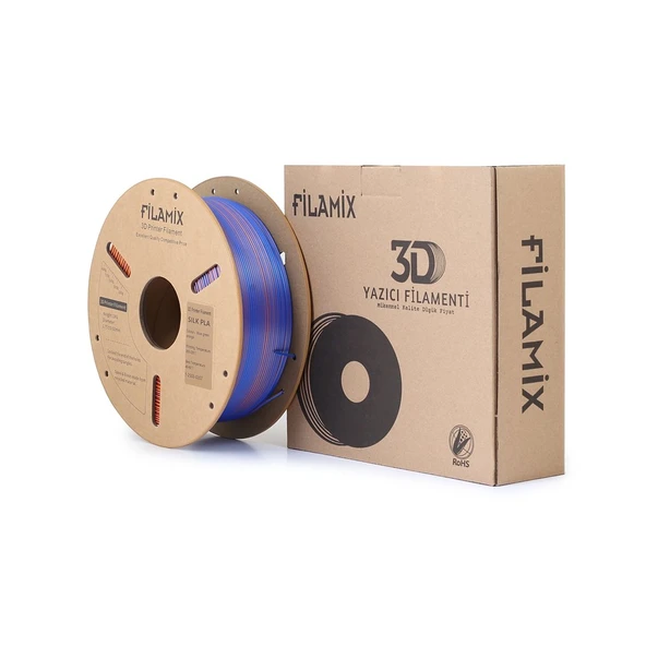 Filamix Mystic Parlak Mavi Yeşil Turuncu 1.75mm 1kg Filament - Urhanshop Gönderimli ürün görseli 1
