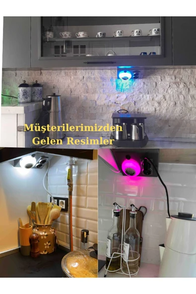Masfitech Dolap Ve Tezgah Altı Bluetooth Müzik Çalar Prizmatik Venüs (UZATMA KABLOSU DÂHİL DEĞİLDİR) Gümüş ürün görseli 1